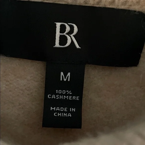 Banana Republic Light Tan Collared Cashmere Cardigan - Picture 3 of 8